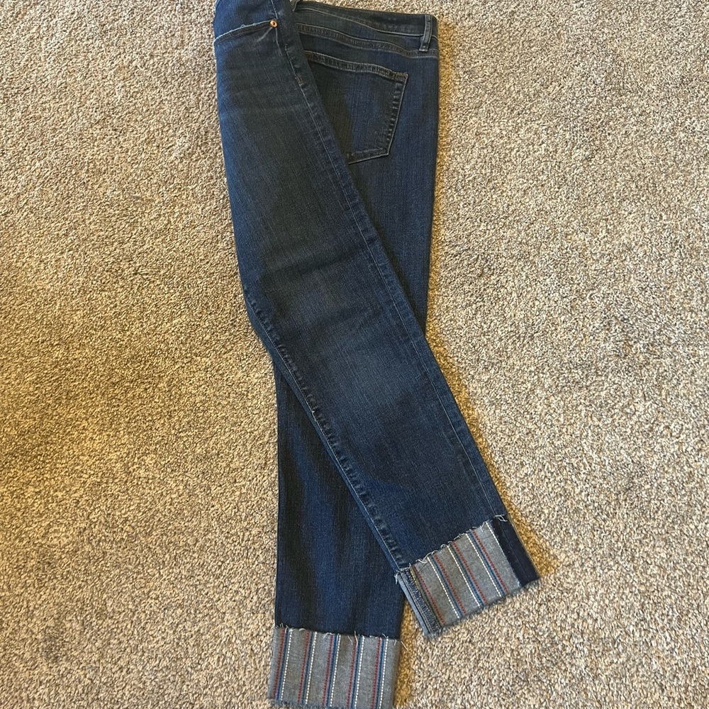 Loft Skinny Crop cuffed jeans - Picture 7 of 8